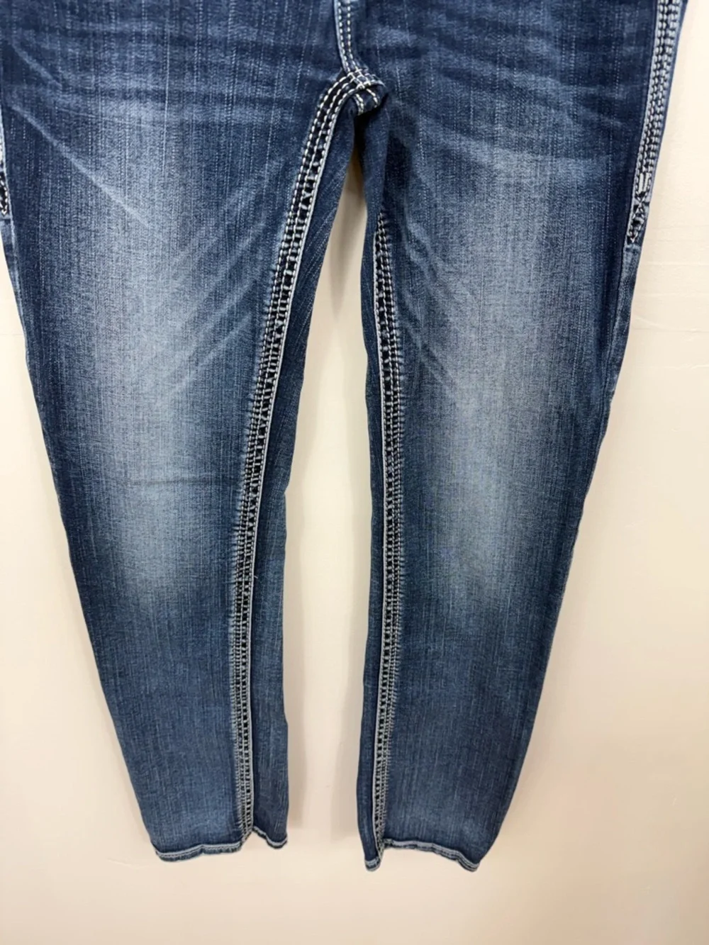 Rock Revival Kailie Straight Leg Dark Wash Jeans I23